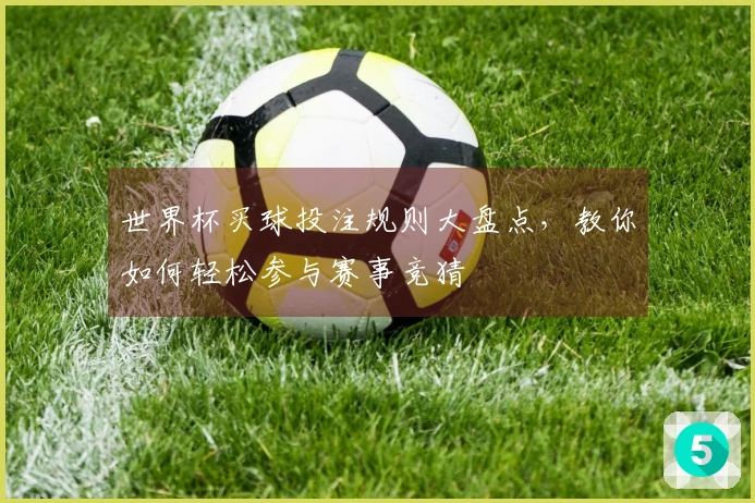 世界杯买球投注规则大盘点，教你如何轻松参与赛事竞猜